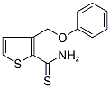 3-(PHENOXYMETHYL)THIOPHENE-2-CARBOTHIOAMIDE Struktur