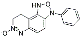 3-PHENYL-8,9-DIHYDRO-1,2,5-OXADIAZOLO[3,4-F]CINNOLINE-7-OXIDE Struktur