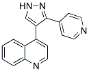 4-[3-(PYRIDIN-4-YL)-(1H)-PYRAZOL-4-YL]QUINOLINE Struktur