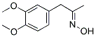 (3,4-DIMETHOXYPHENYL)ACETONE OXIME Struktur