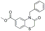 METHYL 4-BENZYL-3-OXO-3,4-DIHYDRO-2H-1,4-BENZOTHIAZINE-6-CARBOXYLATE Struktur