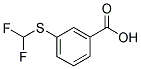 3-(DIFLUOROMETHYLTHIO)BENZOIC ACID Struktur