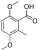 2,5-DIMETHOXY-6-METHYLBENZOIC ACID Struktur