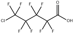 5-CHLOROOCTAFLUOROPENTANOIC ACID Struktur