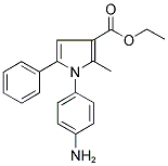 ETHYL 1-(4-AMINOPHENYL)-2-METHYL-5-PHENYLPYRROLE-3-CARBOXYLATE Struktur