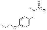 (4-N-PROPOXYPHENYL)-2-NITROPROPENE Struktur