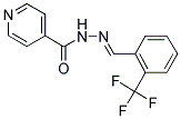 N'-(2-(TRIFLUOROMETHYL)BENZYLIDENE)ISONICOTINOHYDRAZIDE Struktur