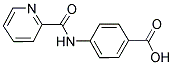 4-[(PYRIDIN-2-YLCARBONYL)AMINO]BENZOIC ACID Struktur