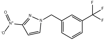 3-NITRO-1-(3-TRIFLUOROMETHYL-BENZYL)-1H-PYRAZOLE Struktur