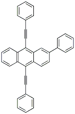 9,10-BIS(PHENYLETHYNYL)-2-PHENYLANTHRACENE Struktur