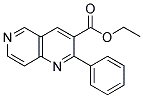 2-PHENYL-1,6-NAPHTHYRIDINE-3-CARBOXYLIC ACID, ETHYL ESTER Struktur