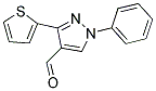 1-PHENYL-3-THIOPHEN-2-YL-1H-PYRAZOLE-4-CARBALDEHYDE Struktur