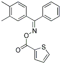 1-AZA-2-(3,4-DIMETHYLPHENYL)-2-PHENYLVINYL THIOPHENE-2-CARBOXYLATE Struktur