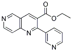 2-(PYRIDIN-3-YL)-1,6-NAPHTHYRIDINE-3-CARBOXYLIC ACID, ETHYL ESTER Struktur