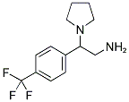 2-PYRROLIDINYL-2-[4-(TRIFLUOROMETHYL)PHENYL]ETHYLAMINE Struktur