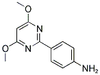 4-(4,6-DIMETHOXYPYRIMIDIN-2-YL)ANILINE Struktur