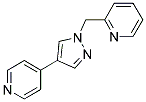 4-[1-(2-PYRIDINYLMETHYL)-(1H)-PYRAZOL-4-YL]PYRIDINE Struktur