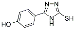 4H-3-MERCAPTO-5(4-HYDROXYPHENYL)-[1,2,4]TRIAZOLE Struktur