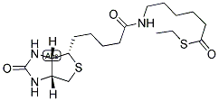 6-(BIOTINYLAMINO)THIOCAPROIC ACID, S-ETHYL ESTER Struktur