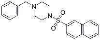 1-(2-NAPHTHYLSULFONYL)-4-BENZYLPIPERAZINE Struktur