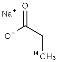 PROPIONIC ACID SODIUM SALT, [3-14C] Struktur