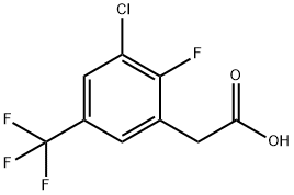 3-CHLORO-2-FLUORO-5-(TRIFLUOROMETHYL)PHENYLACETIC ACID price.