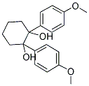 1,2-BIS-(4-METHOXYPHENYLCYCLOHEXAN-1,2-DIOL) Structure