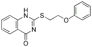 2-[(2-PHENOXYETHYL)THIO]QUINAZOLIN-4(1H)-ONE Struktur