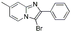 3-BROMO-7-METHYL-2-PHENYLIMIDAZO[1,2-A]PYRIDINE Struktur