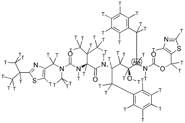 RITONAVIR, [3H]- Struktur