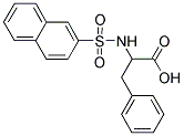 2-[(2-NAPHTHYLSULFONYL)AMINO]-3-PHENYLPROPANOIC ACID Struktur