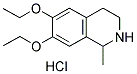 6,7-DIETHOXY-1-METHYL-1,2,3,4-TETRAHYDROISOQUINOLINE HYDROCHLORIDE Struktur