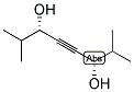 (3S,6S)-2,7-DIMETHYLOCT-4-YNE-3,6-DIOL Struktur