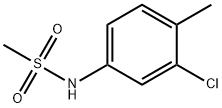 N-(3-CHLORO-4-METHYLPHENYL)METHANESULFONAMIDE Struktur