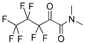 HEPTAFLUORO-2-OXOPENTANOIC ACID N,N-DIMETHYLAMIDE Struktur