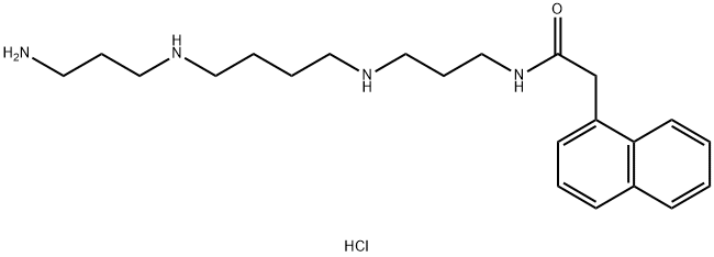 1-NAPHTHYLACETYL SPERMINE TRIHYDROCHLORIDE Structure