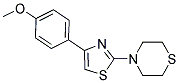 4-[4-(4-METHOXYPHENYL)-1,3-THIAZOL-2-YL]THIOMORPHOLINE Struktur