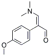 (2E)-3-(DIMETHYLAMINO)-2-(4-METHOXYPHENYL)ACRYLALDEHYDE Struktur