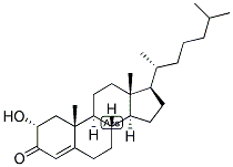 2-ALPHA-HYDROXYCHOLESTENONE Struktur