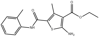 2-AMINO-4-METHYL-5-O-TOLYLCARBAMOYL-THIOPHENE-3-CARBOXYLIC ACID ETHYL ESTER price.