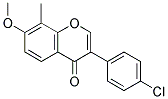 4'-CHLORO-7-METHOXY-8-METHYLISOFLAVONE Struktur