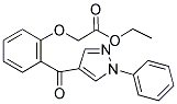 ETHYL 2-(2-[(1-PHENYL-1H-PYRAZOL-4-YL)CARBONYL]PHENOXY)ACETATE Struktur