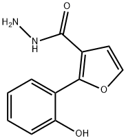 2-(2-HYDROXY-PHENYL)-FURAN-3-CARBOXYLIC ACID HYDRAZIDE Struktur