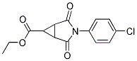 ETHYL 3-(4-CHLOROPHENYL)-2,4-DIOXO-3-AZABICYCLO[3.1.0]HEXANE-6-CARBOXYLATE Struktur