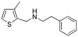 N-((3-METHYLTHIEN-2-YL)METHYL)-2-PHENYLETHANAMINE Struktur