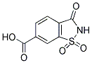 1,1,3-TRIOXO-2,3-DIHYDRO-1H-1LAMBDA6-BENZO[D]ISOTHIAZOLE-6-CARBOXYLIC ACID Struktur