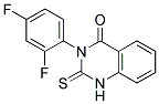 3-(2,4-DIFLUOROPHENYL)-2-THIOXO-1,3-DIHYDROQUINAZOLIN-4-ONE Struktur