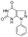 1-PHENYL-1H-PYRAZOLO[3,4-D]PYRIMIDINE-4,6(5H,7H)-DIONE Struktur