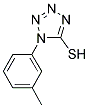 1-M-TOLYL-1H-TETRAZOLE-5-THIOL Struktur