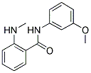 N-(3-METHOXYPHENYL)-2-(METHYLAMINO)BENZAMIDE Struktur